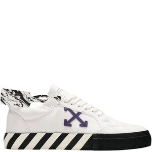 Off-White White c/o Virgil Abloh and Pink Accent Sneakers